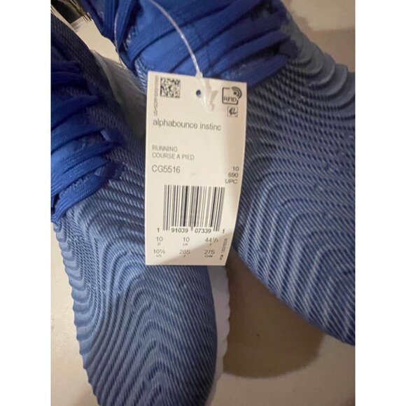 adidas Alphabounce Instinct Hi-Res Blue Men's Size 10.5 - Picture 10 of 10